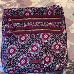 Vera Bradley triple zip hipster crossbody.